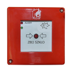 ROP-A bez młoteczka 2xLED czerwona migająca/zielona, styki XY, W0-ROP-A D1/2K XY CB Z