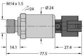 Turck Przetworniki ciśnienia 1 szt. PT600R-2119-I2-DT043P
