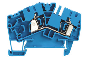 Blok zacisków przelotowych Weidmuller poziomy: Pojedynczy 26 → 10AWGZacisk Z raster: 6.1mm 32A 800 V