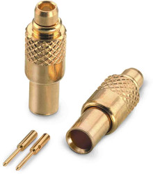Złącze koncentryczne Montaż na kablu Męski 50Ω typ złącza Złącze MMCX 6GHz Lutowane typ kabla RG405