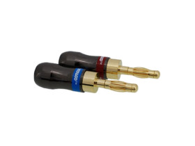 Wtyk banan czerwony lub czarny LAW68 na kabel 8mm Tenebris Vitalco