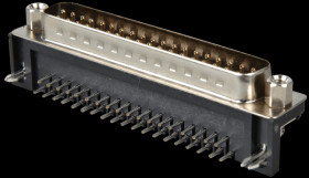 D-SUB plug, 37-pin, angled, RM 7.2