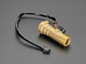 Adafruit Liquid Flow Meter - Brass 1/2" Nominal Threaded