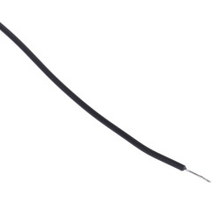 Przewód montażowy 0,08 mm² Czarny Alpha Wire MPPE 28 AWG 600 V dł. 30m 7/0,12 mm +105°C CE, CSA, UL