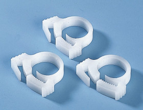 Opaska zaciskowa średnica wew 15mm Zacisk węża serii SNP HellermannTyton POM szerokość 24mm