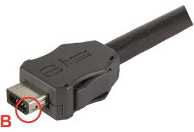 Złącze Ethernet Żeński przemysłowy IX, Montaż na płytce drukowanej Cat6a HARTING 10-żyłowe