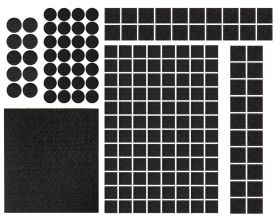 Podkładki filcowe pod meble krzesła zestaw XXL 175 szt grube