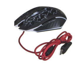 Mysz Esperanza Lightning EGM211R (optyczna 2400 DPI kolor czarny)