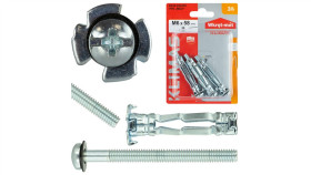Kołek Stalowy Typu Molly M6x58 /3Szt./