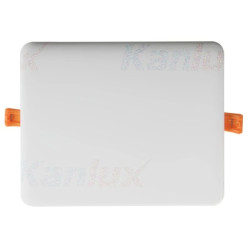 Oprawa downlight LED kwadratowa AREL DL 25W-WW 2260lm barwa ciepła 3000K biały 29599