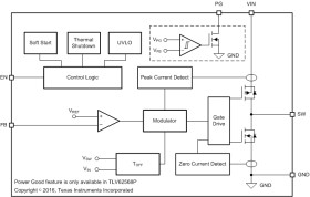 2.5V-5.5V input, 1A high efficiency step-down buck converter in SOT23 and SOT563 package