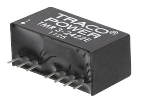 Przetwornica DC-DC, 3W, Uwe 18 → 36 V DC, Uwy ±12V dc, Iwy ±125mA, TRACOPOWER