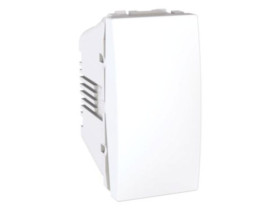 UNICA Wyłącznik zwierny przycisk bez ramki montażowej 1 moduł biel polarna MGU3.106T.18 SCHNEIDER ELECTRIC