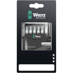 Wera 05073404001 Classic Mini-Check Torx Bits, 7-Piece Set