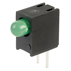 Kingbright Dioda LED THT zielony okrągły 3 mm 20 mcd 90 ° 25 mA 2.2 V