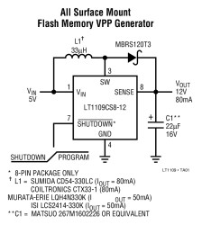Micropower Low Cost DC/DC Converter Adjustable and Fixed 5V, 12V