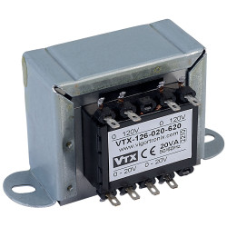 Vigortronix VTX-126-020-620 Chassis Mains Transformer 20VA 2x 0-20V