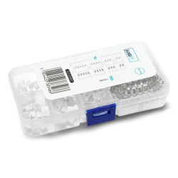 Zestaw złącz justPi JST PH2.00 2/3/4/5 pin (męskie+żeńskie) i pinów żeńskich do obudowy gniazda - 230szt.