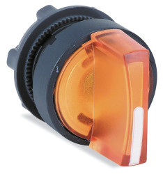 3-pozycyjny wycięcie: 22mm Sprężyna powrotna do środka IP65 Schneider Electric siłownik: Standardowy pomarańczowy uchwyt