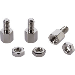 Renkforce Rf-4547338 Rf-4945665 D-Sub Plug Screws Silver 20 Pieces