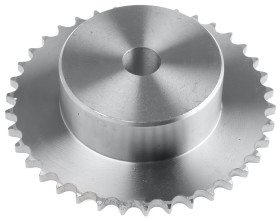 Koło łańcuchowe drabinkowe, 38 zębów, 06B-1, Pilot, śr otworu: 16mm, śr toczna: 115.35mm, Stal