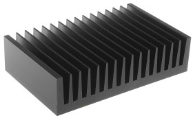 Radiator 100 x 160 x 40mm 0.9K/W Uniwersalny Prostokątny Alu