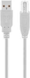 Kabel USB 2.0 Hi-Speed, Szary - Długość kabla 5 m