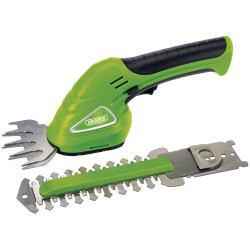 Draper 53216 Cordless Grass and Hedge Shear Kit (7.2V)