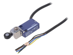 XCMD2115L1 Wyłącznik krańcowy dźwignia R 34,4mm, rolka z tworzywa Ø16mm