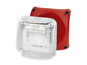 Puszka odgałęźna 130x130x77 5x4mm2 CU IP66 czerwona DK 0604 R 62000040