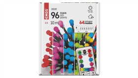 Lampki Choinkowe 96Led Cherry 10M Rgb 64 Programy Pilot Ip44 Timer D5aa01