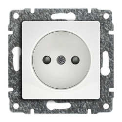 VENA Gniazdo poj z przesłoną torów prądowych bez ramki 2P 16A 250V 510233