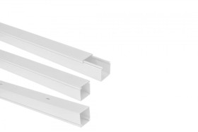 Kanał kablowy 40x40 biały K.4040 /2m/ /opak.48m./