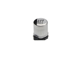 Aluminiowy kondensator elektrolityczny 220μF 25V dc SMD Panasonic roztaw: 1.8mm 6.3 (Dia.) x 7.7mm