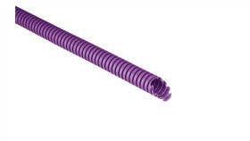 Rura Karbowana 750N Fioletowa Samogasnąca Pv Uv Fi 32/25 Ectc1532l /25M/