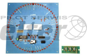 Mikroprocesorowy zegar cyfrowy z sekundnikiem