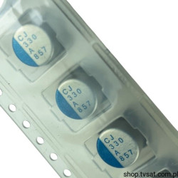 PCJ1A331MCL1GS 330uF 10V Polymer Capacitor SMD HICON