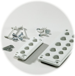 Zarządzanie kablami w systemach konstrukcyjnych 216mm Kołnierz