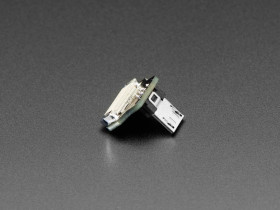 Adafruit DIY USB Cable Parts - Right Angle Micro B Plug Up