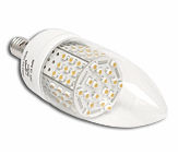 Żarówka E14 GANDLE 72LED SMD 230V WW