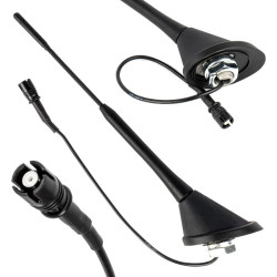 Antena sam. dachowa RAKU-II do VW, maszt 25.4cm kabel-20cm