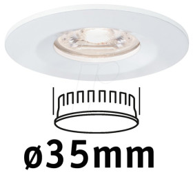 94298 Nova Mini Coin flush mounted fixture, rigid, 4 W, 2700 K, round,