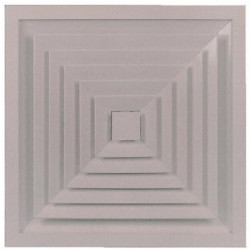 Kratka wentylacyjna, Biały, Aluminium, 445 x 445mm 36.2mm