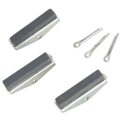 Sealey VS0222 Cylinder Hone Stone Set 3 x 1-1/8&quot; Fine