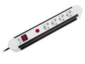 Listwa zasilająca Rebel German type 4 gniazda -1,5m (1,5mm)