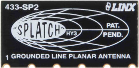 Wielokierunkowy Antena telemetryczna ANT-433-SP Płytka drukowana Kwadrat, Linx -6.4dBi ISM Band