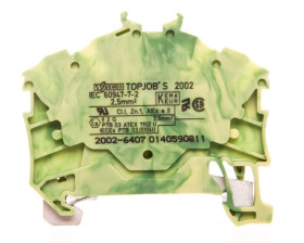 Złączka 4-przewodowa 2,5mm2 żółto-zielona TOPJOBS 2002-6407