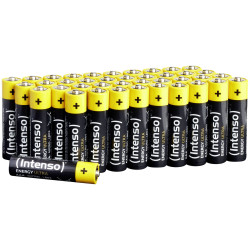 Intenso 7501510 AAA Batteries 40-Pack 1250mAh 1.5V Alkaline-Manganese