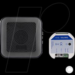 232 570 Wireless gong with bus relay, black