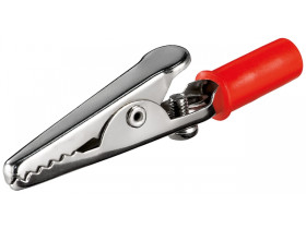 Zacisk krokodylowy ze śrubą długość 51 mm